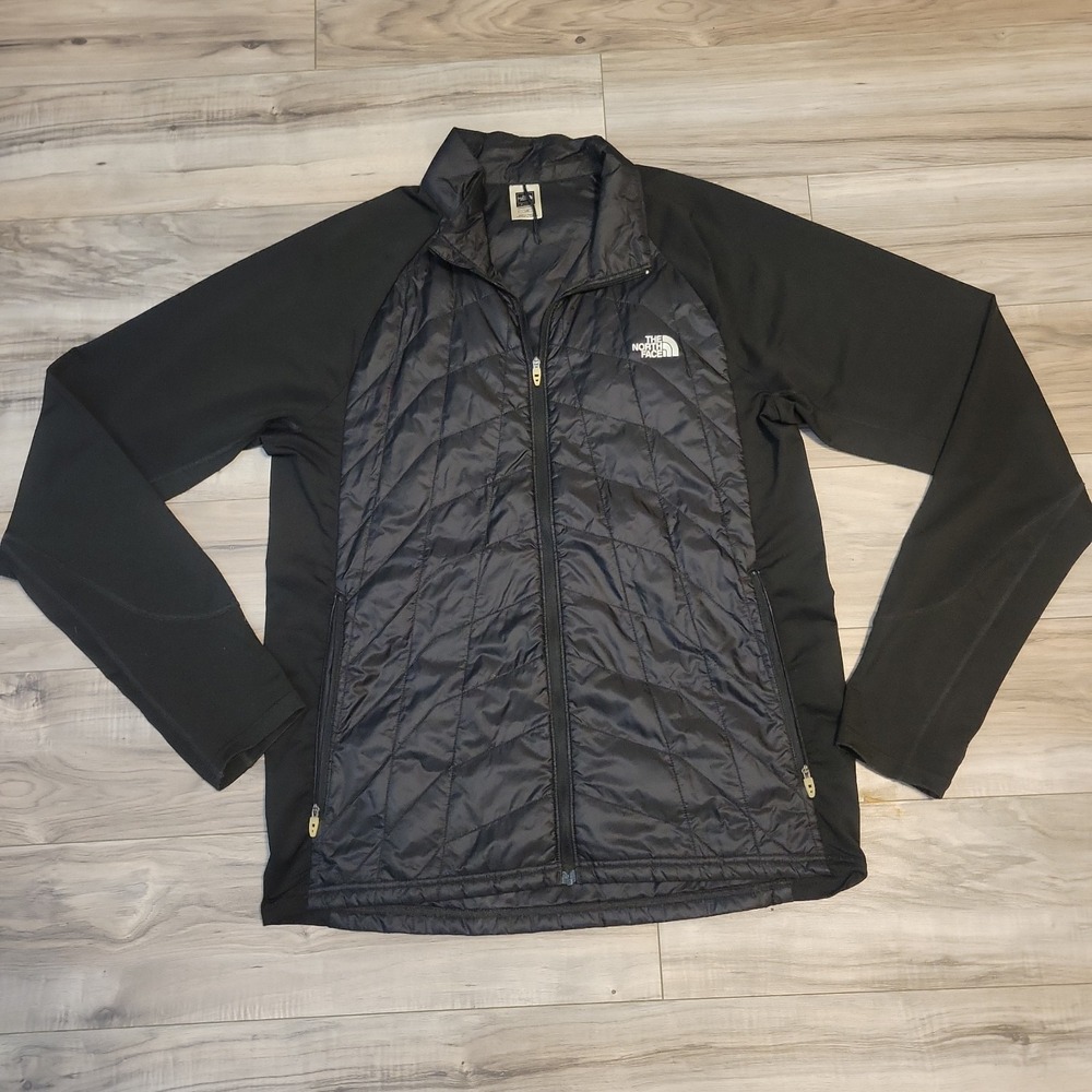 North Face Primaloft Jacket Quilted Mens Large Black Puffer